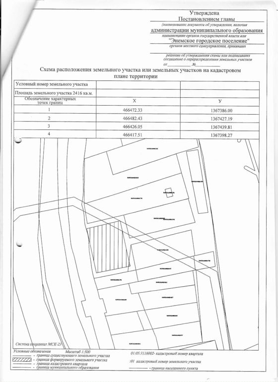 Заявление о предварительном согласовании предоставления земельного участка