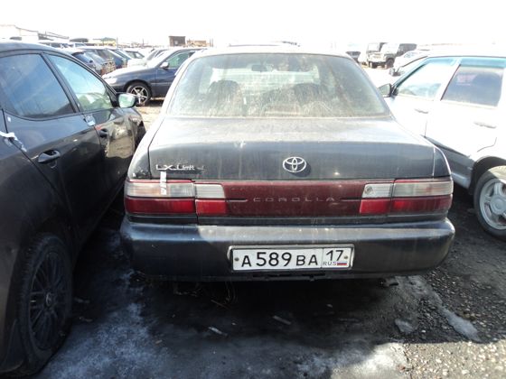 Транспортное средство марки «Toyota Corolla» 1994 г.в., с государственным регистрационным номером А589BА17.