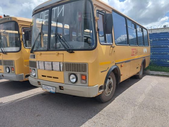 Автобус ПАЗ 32053-70, 2014 года выпуска, VIN: Х1М3205ВХЕ0003917, № двигателя: Е1006079, гос. номер С 524 АЕ 102, цвет кузова: желтый