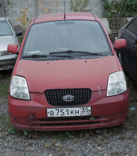 Автомобиль марки "KIA PICANTO", ГРЗ В751КН35, VIN KNEBA24426T226806 (ключи и документы отсутствуют)