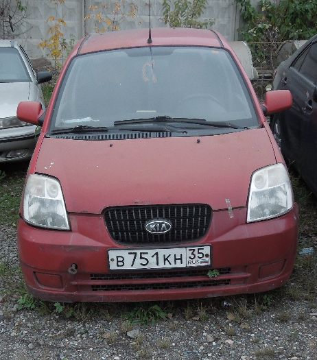 Автомобиль марки "KIA PICANTO", ГРЗ В751КН35, VIN KNEBA24426T226806 (ключи и документы отсутствуют)