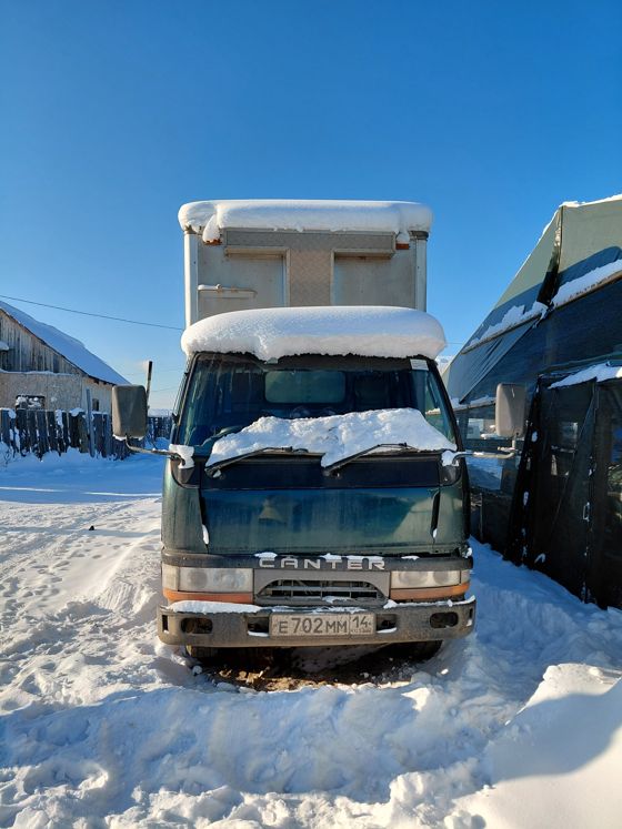 Грузовой фургон, Mitsubishi Canter, 1994 г.в., г/н Е702ММ14, цвет зеленый, номер шасси (рамы) FE537EV500542, № двигателя D29695, объем двигателя 4214.000 см.куб. мощность двигателя 96.000кВт., мощность двигателя 130.000 л.с. Местонахождение: РС(Я). Собственник Ли Н.Ч.-С.