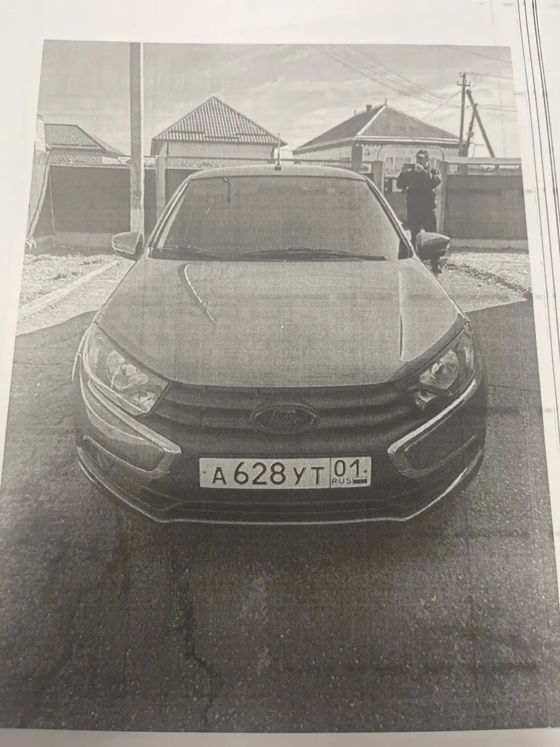 Д-к Воркожоков С.С. А/м ЛАДА ГРАНТА, г/в 2022, г/н А628УТ01, VIN XTA219070N0828641.Обременение: залог, арест, н/ц 650 880,00 руб., з-к 130 176,00 руб., ш/а 6 509,00 руб.