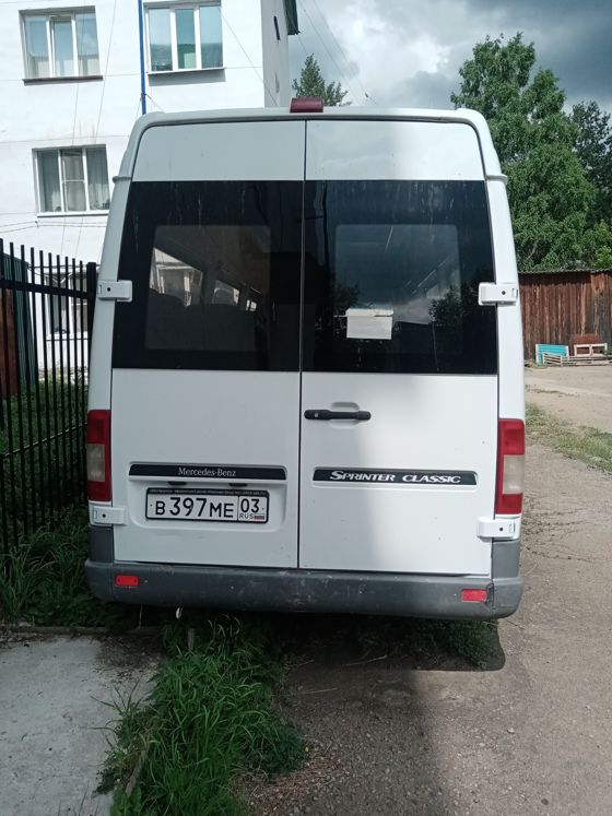 Транспортное средство: MERCEDES-BENZ-223237; Идентификационный номер (VIN): Z7C22323H0011307; Марка, модель ТС: MERCEDES-BENZ-223237; Наименование (тип ТС): Автобус; Категория ТС: D; Год изготовления ТС: 2017; Модель, № двигателя: 646701B0023937; Шасси (рама) №: отсутствует; Кузов (кабина, прицеп) №: XDN9098431B125323; Цвет кузова (кабины, прицепа): Белый; Мощность двигателя, л.с. (кВт): 109(80) кВт; Рабочий объем двигателя, куб. см.: 2148; Тип двигателя: дизельный; Разрешенная максимальная масс