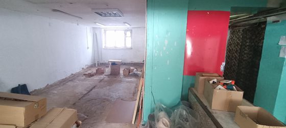 Нежилое помещение на цокольном этаже в пятиэтажном жилом доме (номера на поэтажном плане №34-42)