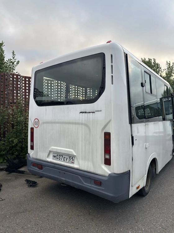 Автобус ГАЗ, A64R42, 2017 г.в., VIN X96A64R42Н0008408, цвет белый. Работоспособность не проверялась. По итогам торгов по данному лоту победитель производит оплату за имущество по цене, увеличенной на сумму НДС (22 %). Местонахождение: г. Мурманск, ул. Транспортная, д. 6. Должник ООО «Магистраль».