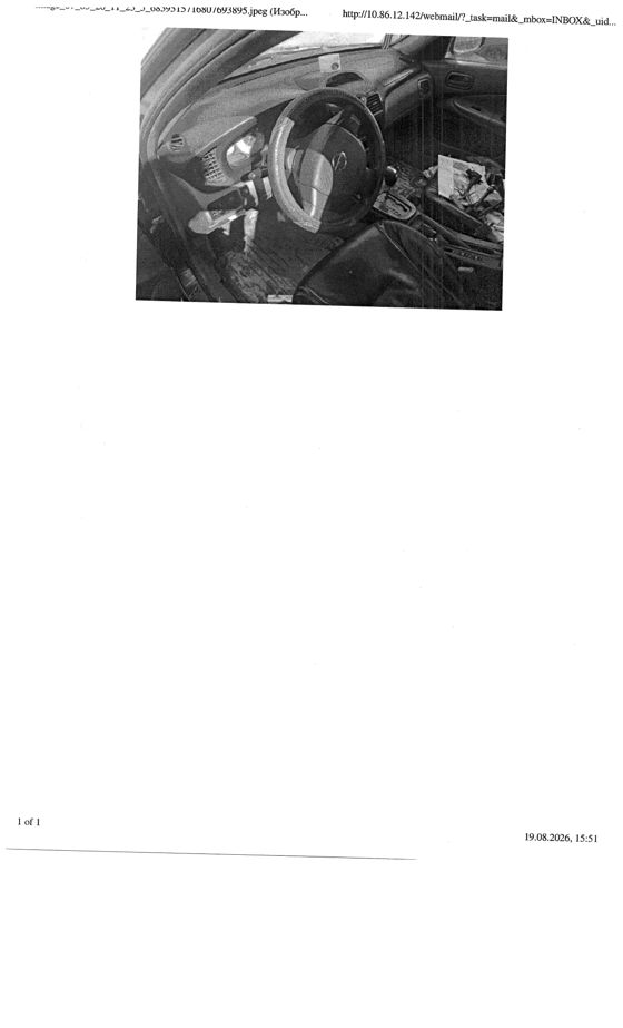 Транспортное средство, легковой седан НИССАН АЛЬМЕРА, 2006 г.в., г/н Е923УН186, VIN KNMCSHLAS6P612068, рег. № 26-536;