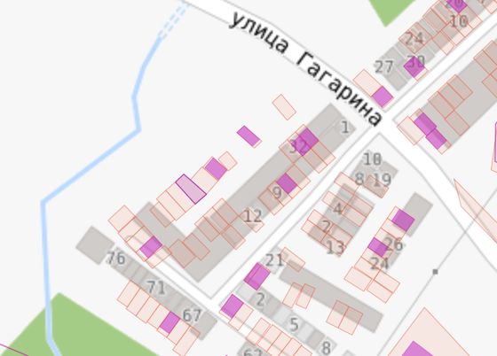 Земельный участок площадью 47 кв.м., с кадастровым номером 29:01:190205:613, категория земель: земли населённых пунктов, виды разрешенного использования: размещение гаражей для собственных нужд, местоположение: Российская Федерация, Архангельская область, Вельский м.р-н, г.п. Вельское, г. Вельск, ГС «Нива 1»