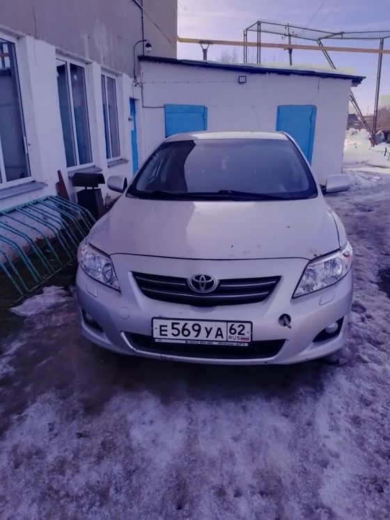 Транспортное средство, легковой автомобиль TOYOTA COROLLA, идентификационный номер (VIN) JTNBV56EX0J059721, год изготовления ТС - 2008, мощность двигателя – 123,7 л.с., цвет кузова – серебристый, г/н Е569УА62.