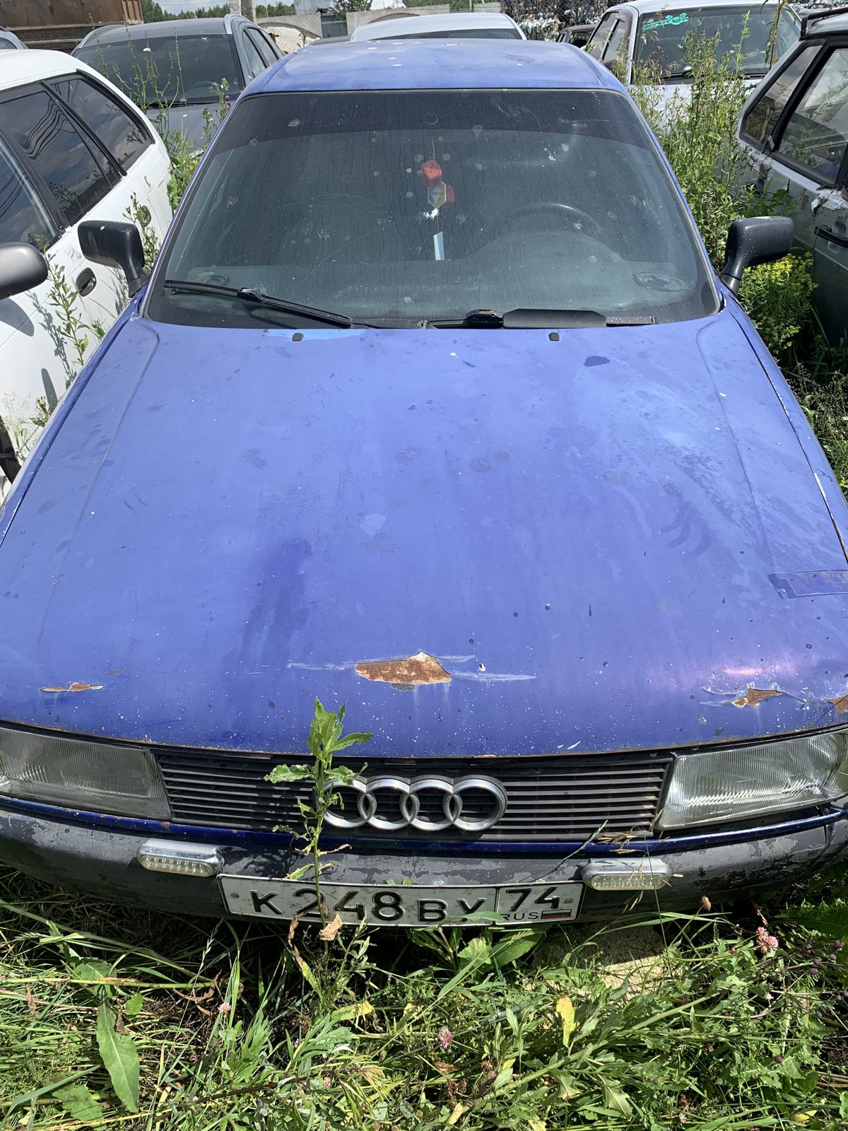 Автомобиль Ауди 80, г/н К248ВУ74, VIN WAUZZZ89ZHA375469, 1987 г.в.