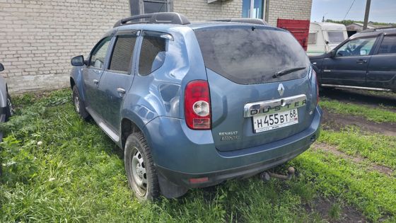 Рено Дастер, 2012 г.в., гос. номер H455BT68, VIN X7LHSRDVN48061568