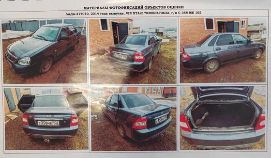 Легковой автомобиль LADA PRIORA