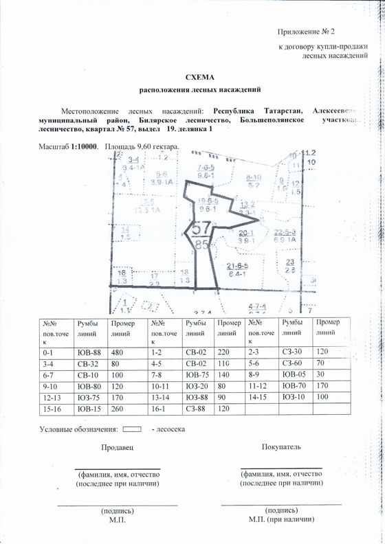 Право на заключение договора купли-продажи лесных насаждений для субъектов малого и среднего предпринимательства  расположенных на территории Республики Татарстан