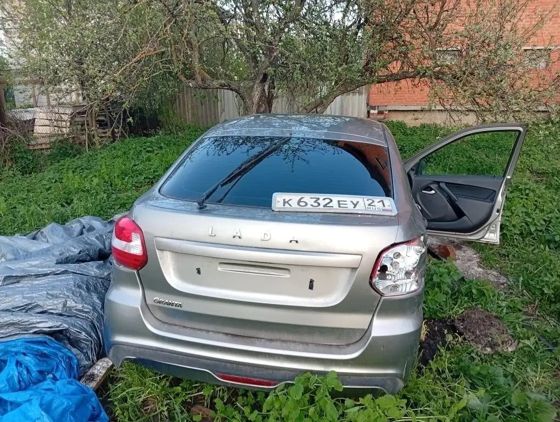 АМТС LADA GRANTA 219110, 2019 г.в., г/н К632ЕУ21, VIN ХТА219110К0324288, серебристо-серый цвет