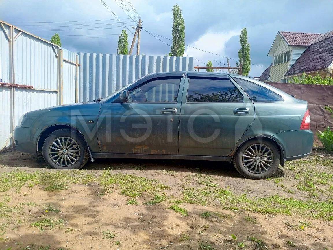 транспортное средство марки (модели) Lada, 217280 Lada Priora 2009 г.в., VIN: XTA21723090076251, ГРЗ: О066РС36, шасси: отсутствует, кузов (кабина, прицеп): XTA21723090076251, цвет: серо-сине-зеленый, коробка передач: механика, мощность двигателя, л. с. (кВт): 98 (72) экологический класс: третий, разрешенная максимальная масса: 1578 кг., масса без нагрузки: 1088 кг., пробег: 152 122. Описание дефектов: днище автомобиля требует переварки, сгнило; требуется покраска кузовных элементов; требуется ча
