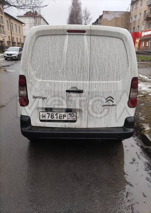 Марка,модель ТС: СИТРОЕН БЕРЛИНГО
VIN: VF77HNFRCCJ741820
Тип ТС: Грузовой фургон
Год выпуска: 2012
Категория: B
Гос.рег.знак: H781EP10
Модель, номер двигателя: NFR10FX8KPSA 3482596
Цвет: Белый
Порядок ознакомления с имуществом должника:
Ознакомление с предметом торгов и документацией на имущество осуществляется по месту нахождения имущества в рабочие дни после предварительного согласования даты и времени по телефону организатора торгов +7 (921) 501 88 43 (с 10:00 до 18:00 по МСК) или электронной