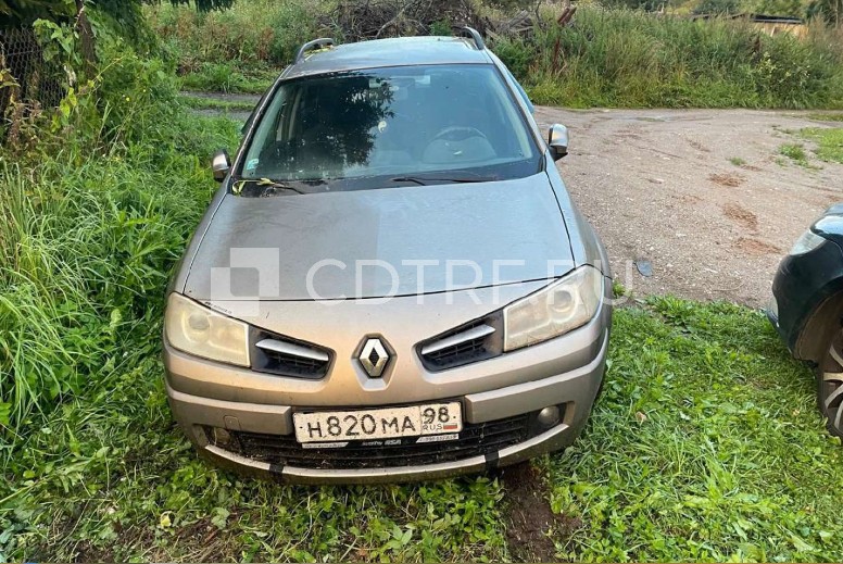 Легковой автомобиль (универсал) Renault Megane Grandtour, 2008 года выпуска, VIN: VF1KMSEB639752831, гос. номер: Н820МА98, цвет: Серый.
Автомобиль в залоге у АО Банк Инго.
Местонахождение авто: Ленинградская область, Волховский район,
Староладожское сельское поселение, деревня Трусово.
Ограничения: по указанному VIN (номер кузова или шасси) не найдена информация о наложении ограничений на регистрационные действия с транспортным средством (проверка проведена от 8 апреля 2026 г.).
С имуществом по 